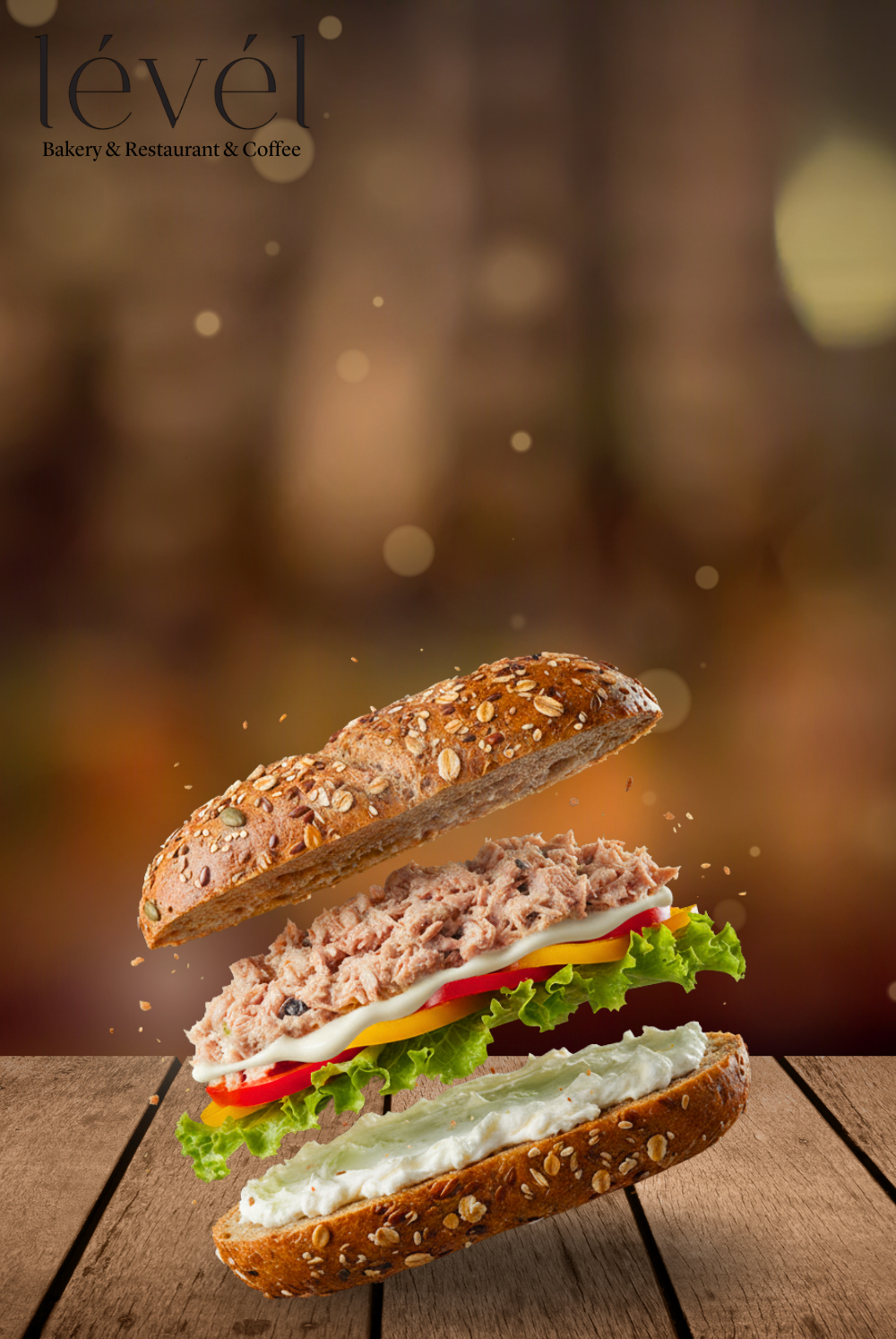 Brown Tuna Sandwich