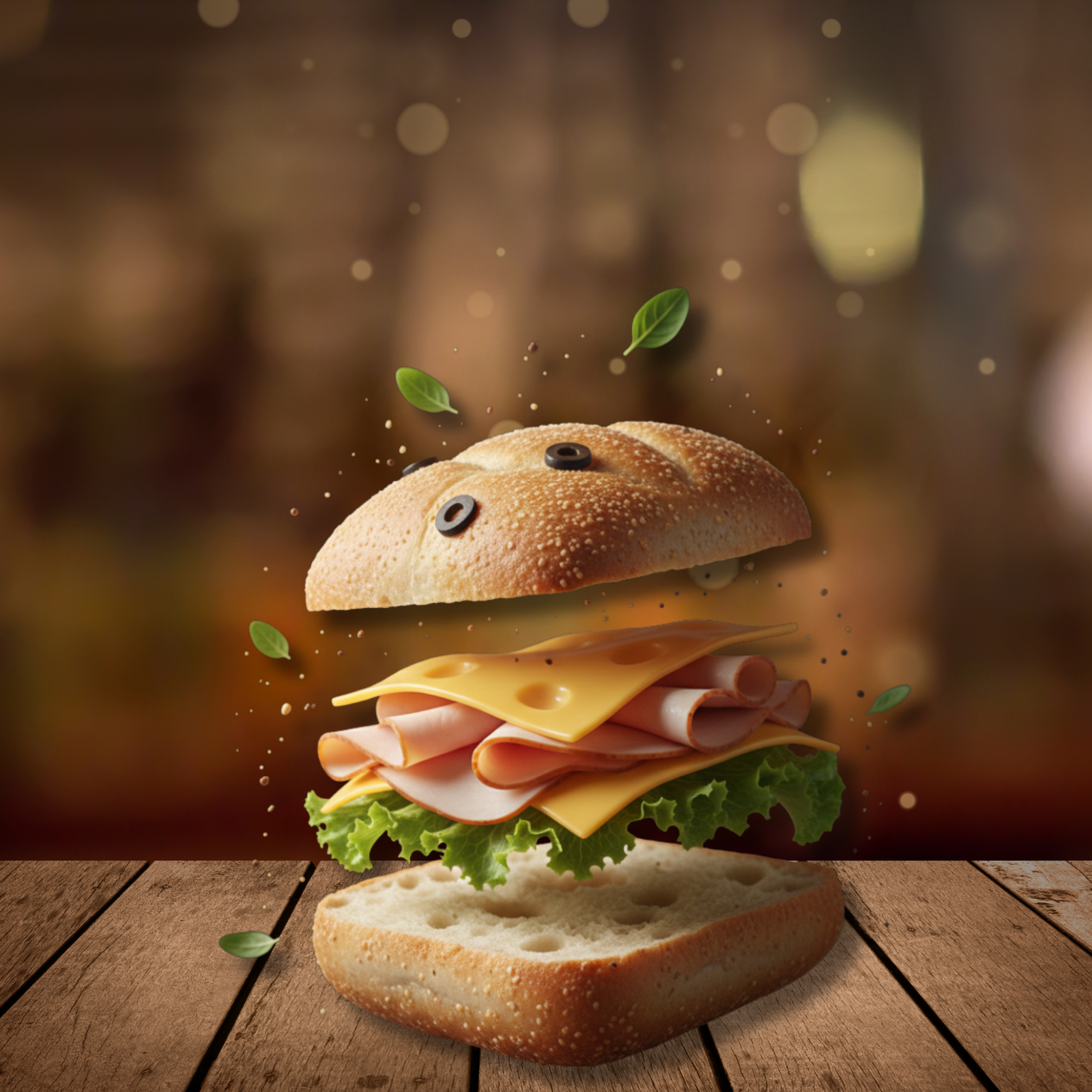 Turkey & Cheese Ciabatta