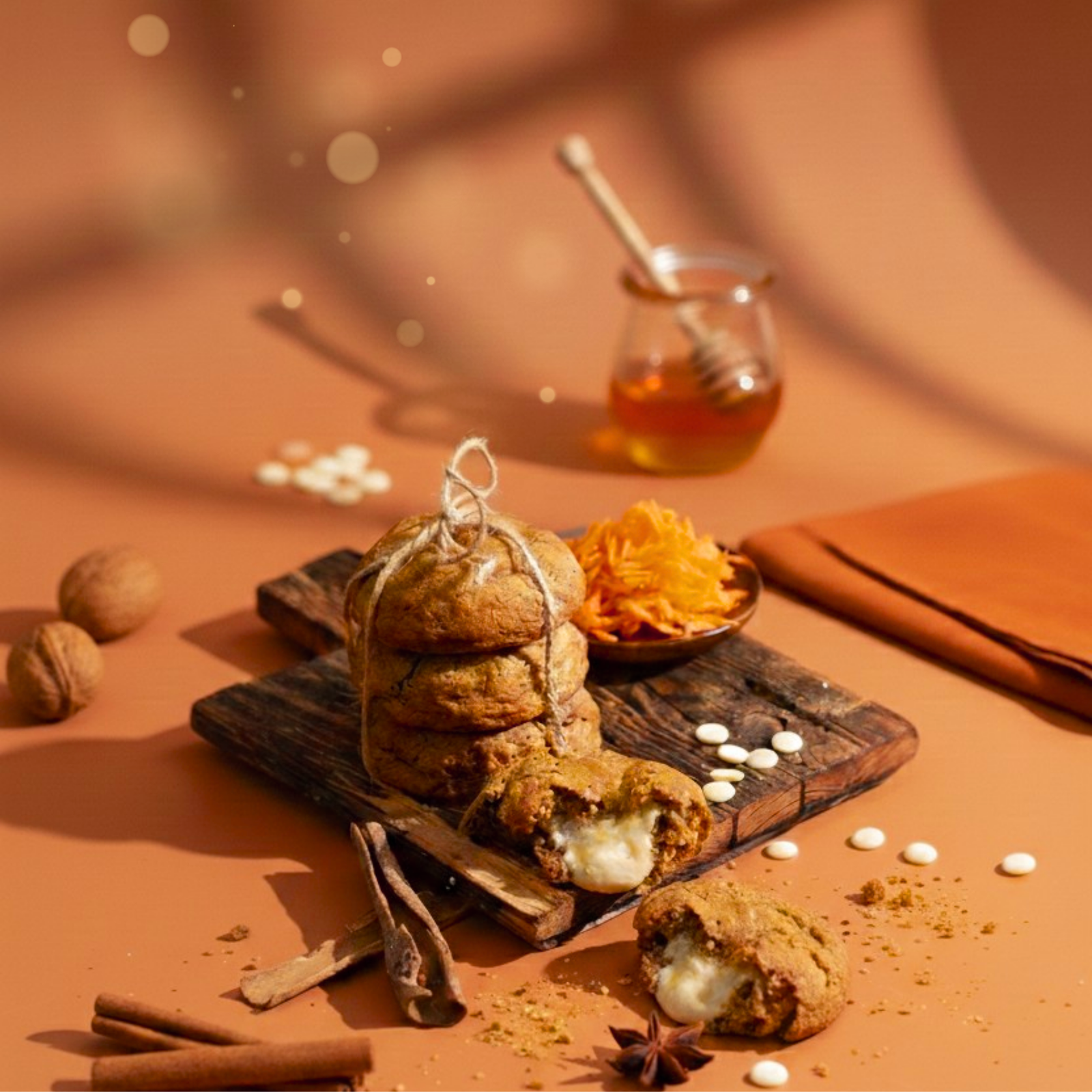 Carrot Cheese Cookies